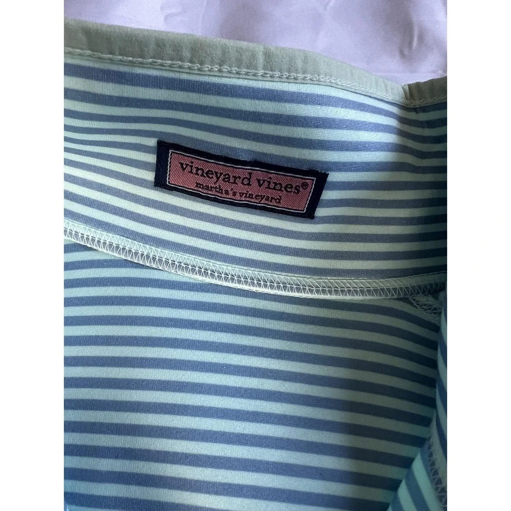 Vineyard Vines Sweater Mens Large Fleece Quarter‎ Zip Pullover Outdoors